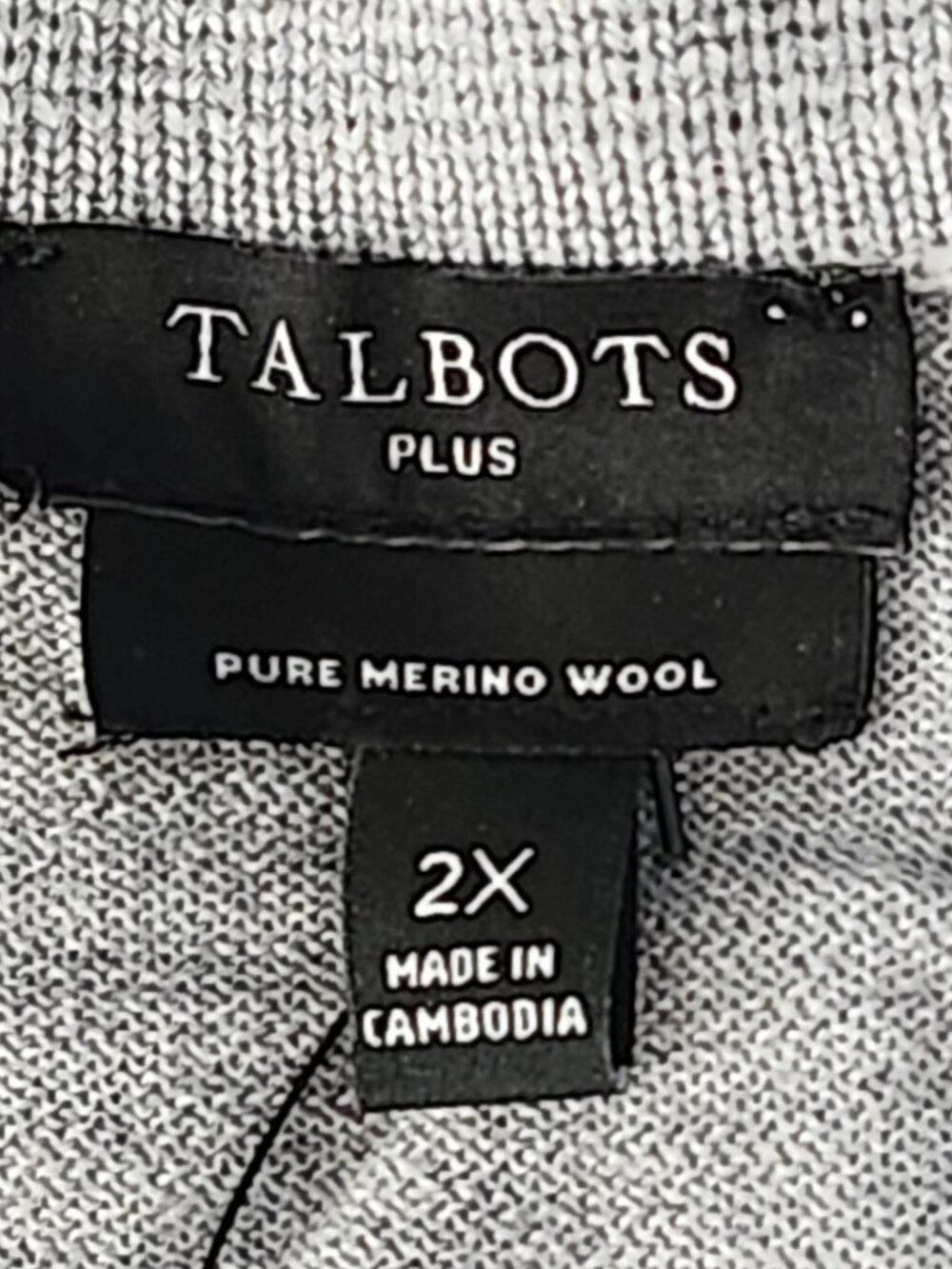 Talbots Women's Size 2X Pure 100% Merino Wool Cardigan Sweater NWT - Picture 5 of 6
